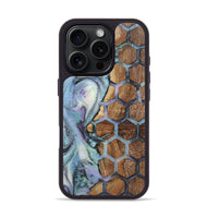 iPhone 16 Pro Wood+Resin Phone Case - Luna (Pattern, 723066)