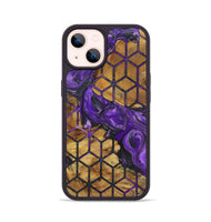 iPhone 14 Wood+Resin Phone Case - Rodney (Pattern, 723067)