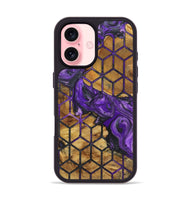 iPhone 16 Wood+Resin Phone Case - Rodney (Pattern, 723067)