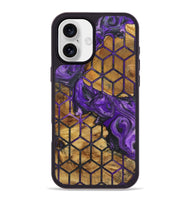 iPhone 16 Plus Wood+Resin Phone Case - Rodney (Pattern, 723067)