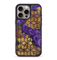 iPhone 16 Pro Max Wood+Resin Phone Case - Rodney (Pattern, 723067)