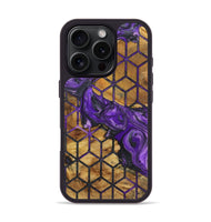 iPhone 16 Pro Wood+Resin Phone Case - Rodney (Pattern, 723067)