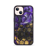 iPhone 14 Wood+Resin Phone Case - Drake (Pattern, 723068)