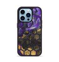 iPhone 14 Pro Wood+Resin Phone Case - Drake (Pattern, 723068)