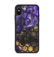 iPhone Xs Max Wood+Resin Phone Case - Drake (Pattern, 723068)