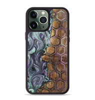 iPhone 13 Pro Max Wood+Resin Phone Case - Chuck (Pattern, 723069)