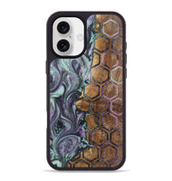 iPhone 16 Plus Wood+Resin Phone Case - Chuck (Pattern, 723069)