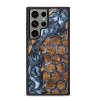 Galaxy S23 Ultra Wood+Resin Phone Case - Latisha (Pattern, 723070)