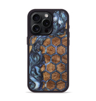 iPhone 15 Pro Wood+Resin Phone Case - Latisha (Pattern, 723070)