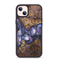 iPhone 14 Plus Wood+Resin Phone Case - Luther (Pattern, 723072)