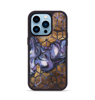 iPhone 14 Pro Wood+Resin Phone Case - Luther (Pattern, 723072)