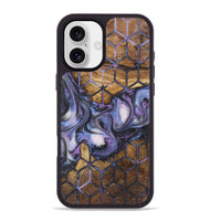 iPhone 16 Plus Wood+Resin Phone Case - Luther (Pattern, 723072)