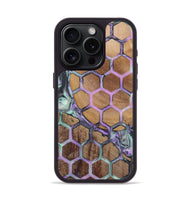 iPhone 15 Pro Wood+Resin Phone Case - Magnolia (Pattern, 723073)