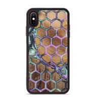 iPhone Xs Max Wood+Resin Phone Case - Magnolia (Pattern, 723073)