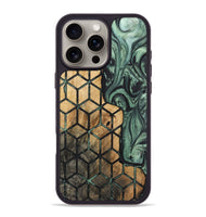 iPhone 16 Pro Max Wood+Resin Phone Case - Candy (Pattern, 723074)