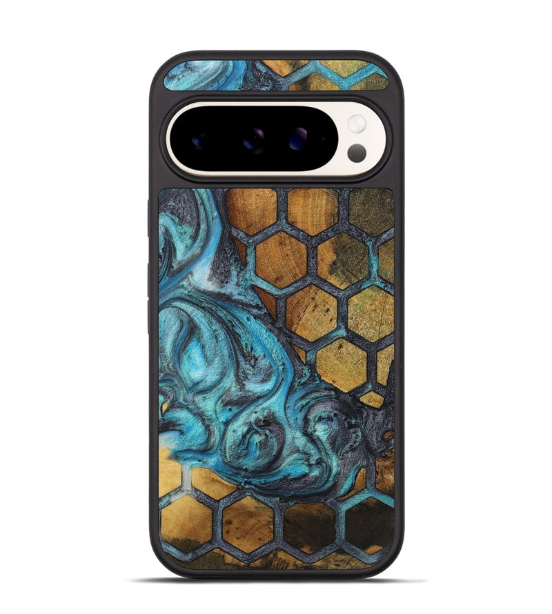 Pixel 9 Wood+Resin Phone Case - Forrest (Pattern, 723075)