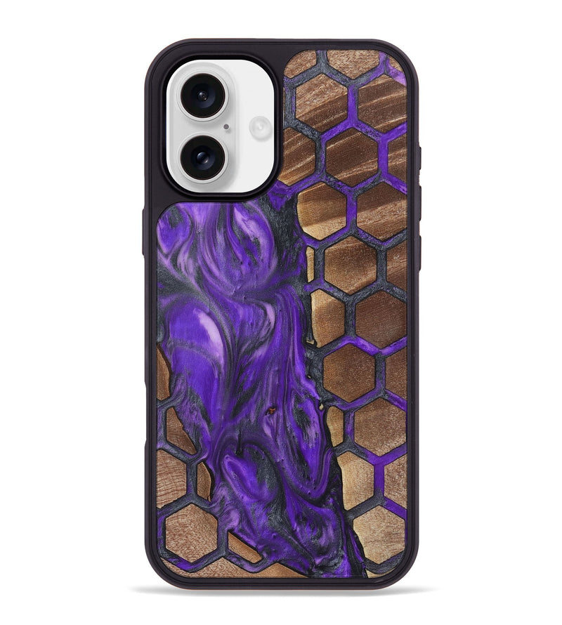 iPhone 16 Plus Wood+Resin Phone Case - Malaysia (Pattern, 723077)