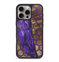 iPhone 16 Pro Max Wood+Resin Phone Case - Malaysia (Pattern, 723077)