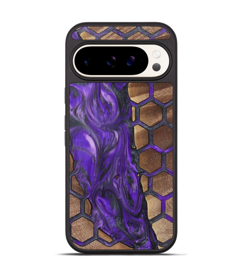 Pixel 9 Wood+Resin Phone Case - Malaysia (Pattern, 723077)