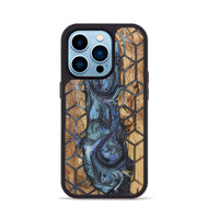 iPhone 14 Pro Wood+Resin Phone Case - Graham (Pattern, 723079)