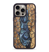 iPhone 16 Pro Max Wood+Resin Phone Case - Graham (Pattern, 723079)