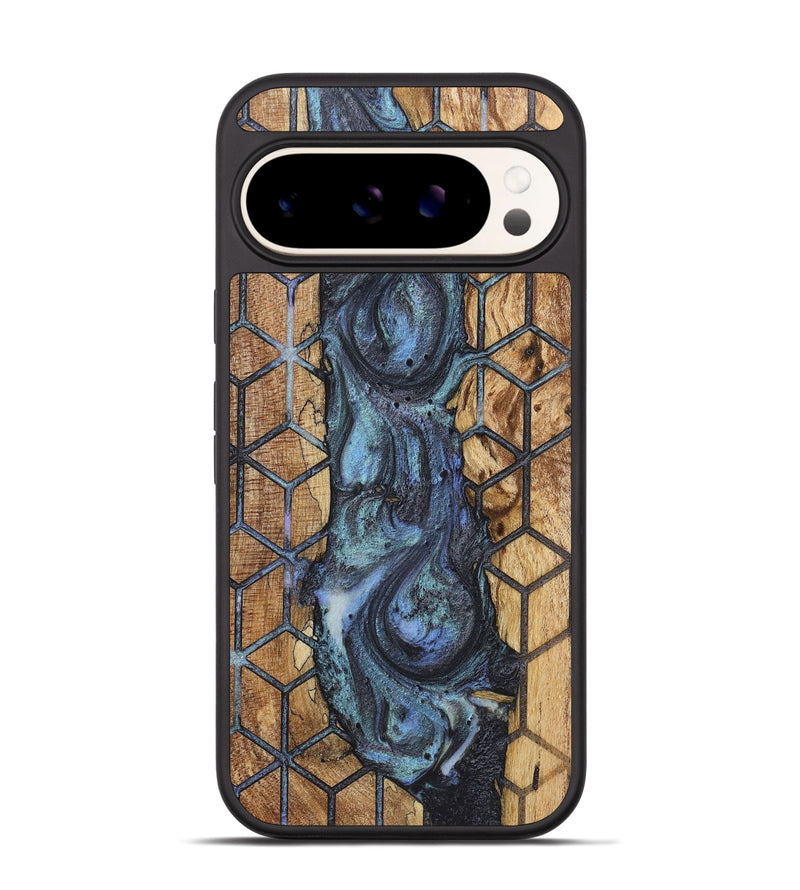 Pixel 9 Wood+Resin Phone Case - Graham (Pattern, 723079)