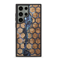 Galaxy S23 Ultra Wood+Resin Phone Case - Stephanie (Pattern, 723081)