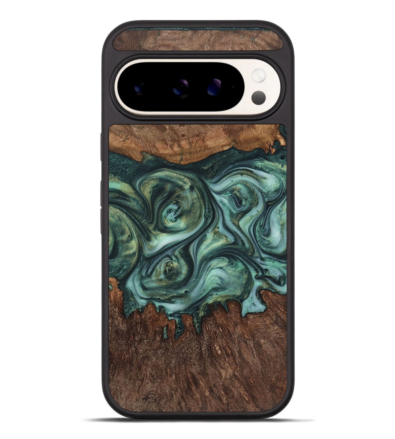 Pixel 9 Pro XL Wood+Resin Phone Case - Braelynn (Green, 723152)