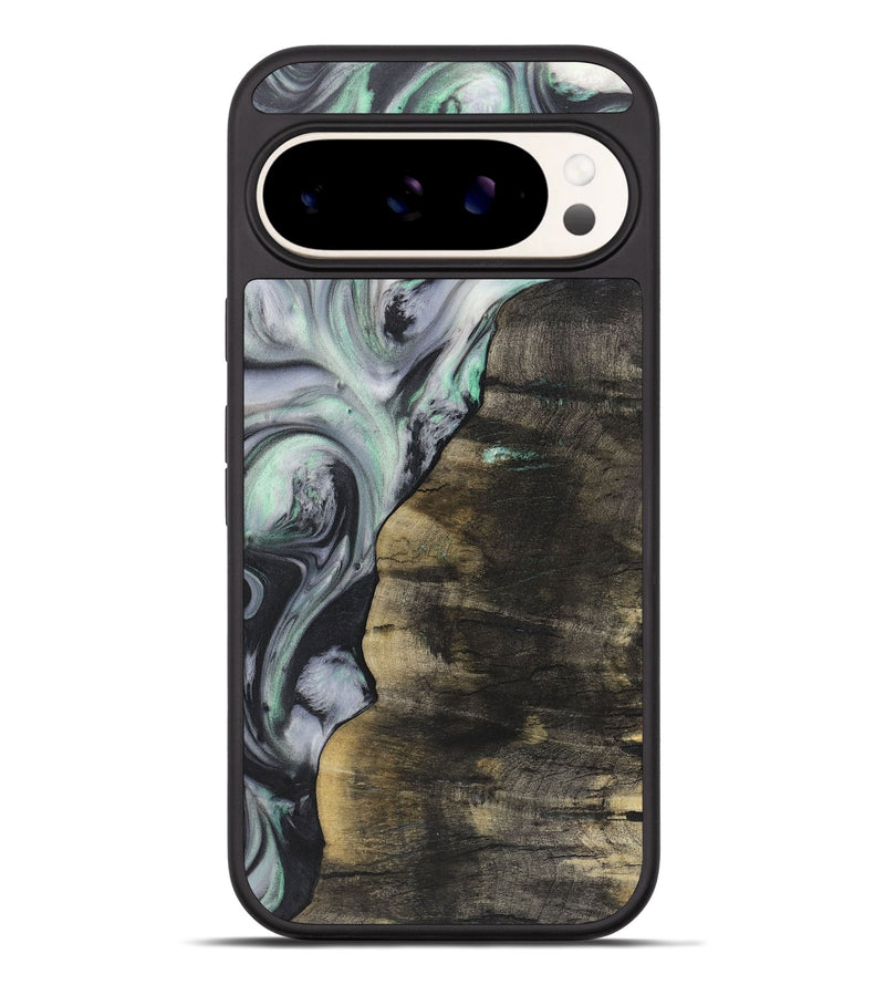 Pixel 9 Pro XL Wood+Resin Phone Case - Nevaeh (Green, 723153)