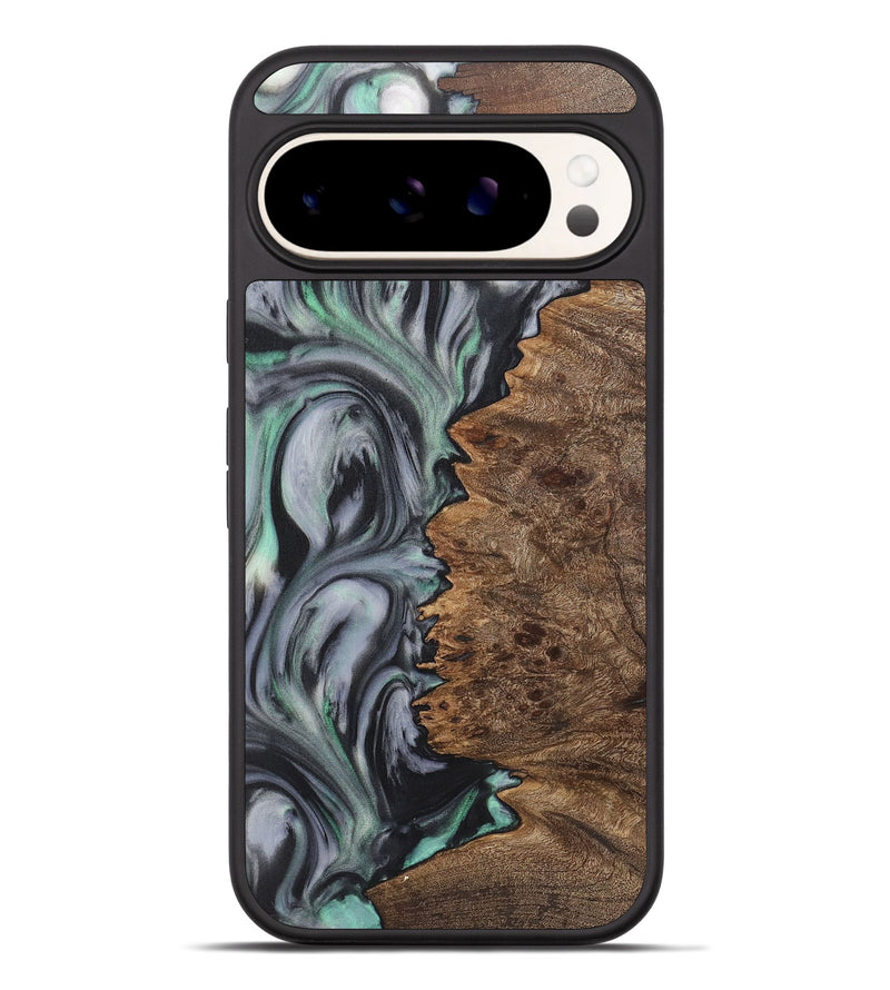 Pixel 9 Pro XL Wood+Resin Phone Case - Raegan (Green, 723154)