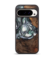 Pixel 9 Wood+Resin Phone Case - Lizbeth (Green, 723164)