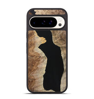 Pixel 9 Pro Wood+Resin Phone Case - Alayna (Pure Black, 723169)