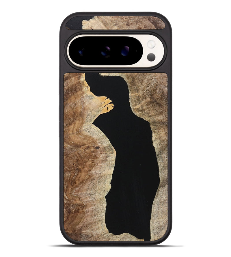 Pixel 9 Pro XL Wood+Resin Phone Case - Alayna (Pure Black, 723169)