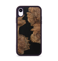 iPhone Xr Wood+Resin Phone Case - Asher (Pure Black, 723170)