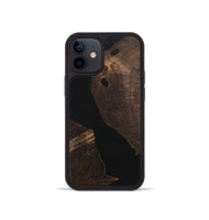 iPhone 12 mini Wood+Resin Phone Case - Blair (Pure Black, 723171)