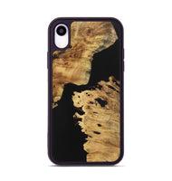 iPhone Xr Wood+Resin Phone Case - Annie (Pure Black, 723172)