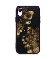 iPhone Xr Wood+Resin Phone Case - Fannie (Pure Black, 723173)