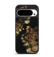 Pixel 9 Pro Wood+Resin Phone Case - Fannie (Pure Black, 723173)