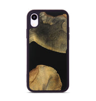 iPhone Xr Wood+Resin Phone Case - Alan (Pure Black, 723174)