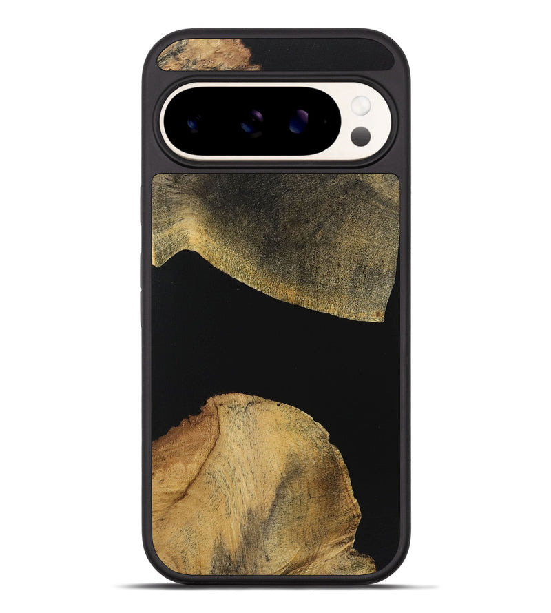 Pixel 9 Pro XL Wood+Resin Phone Case - Alan (Pure Black, 723174)