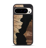 Pixel 9 Pro Wood+Resin Phone Case - Robin (Pure Black, 723175)