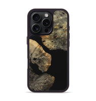 iPhone 16 Pro Wood+Resin Phone Case - Cory (Pure Black, 723177)