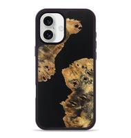 iPhone 16 Plus Wood+Resin Phone Case - Bodhi (Pure Black, 723181)