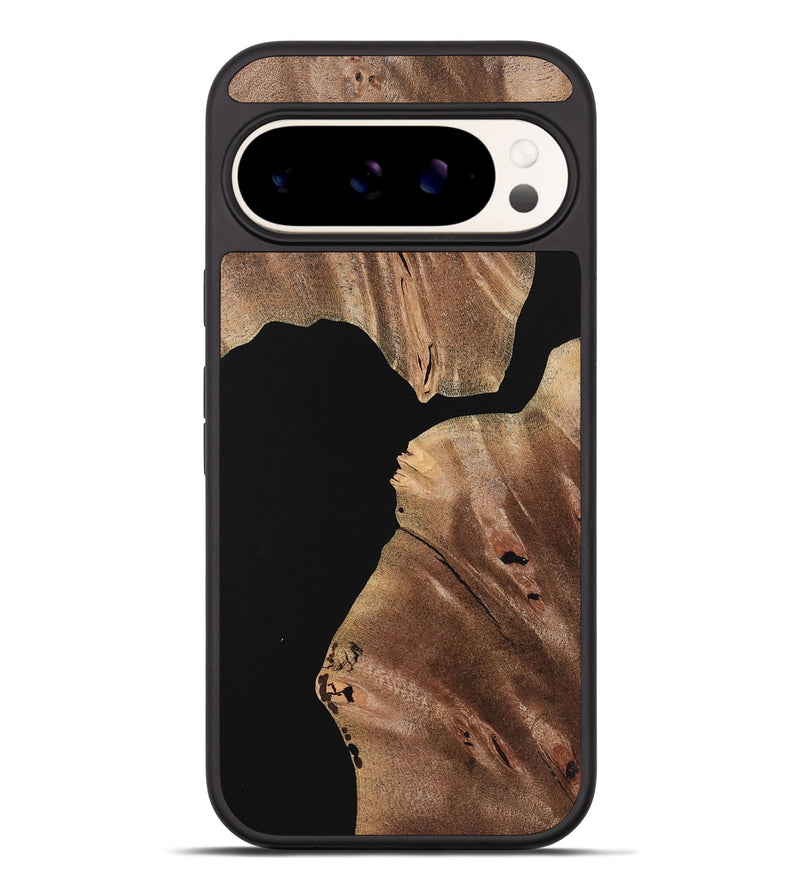 Pixel 9 Pro XL Wood+Resin Phone Case - Joaquin (Pure Black, 723182)