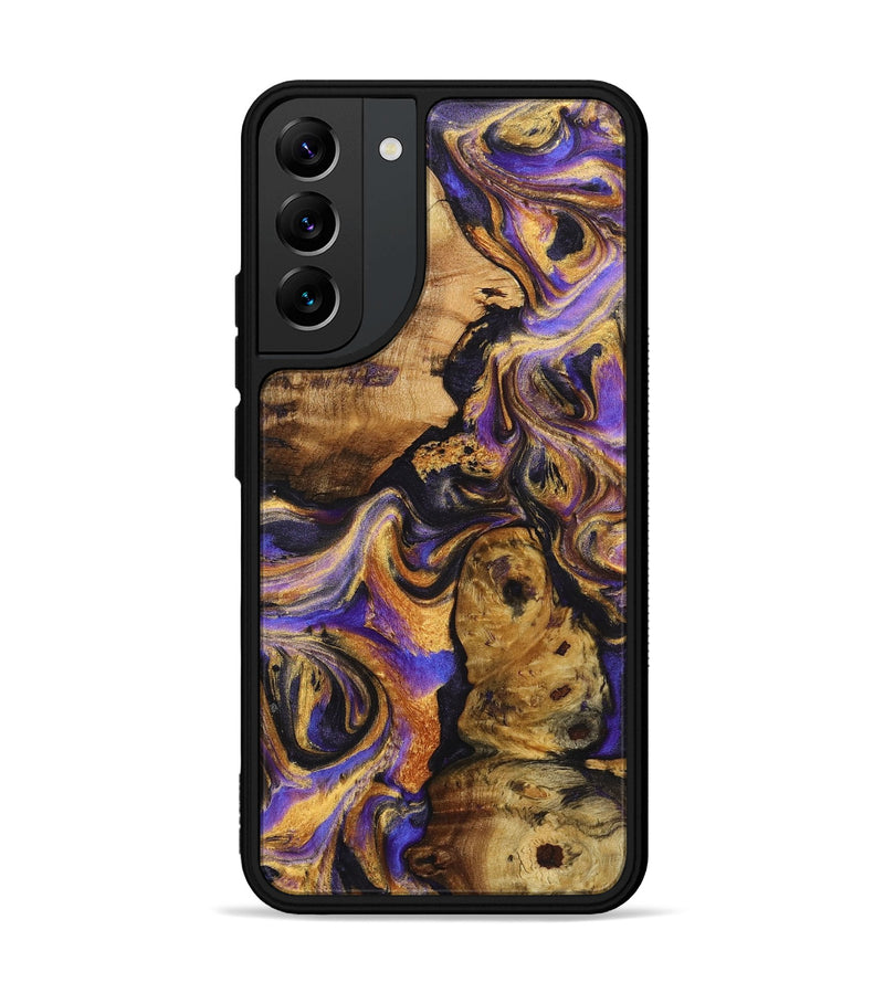 Galaxy S22 Plus Wood+Resin Phone Case - Clay (Purple, 723183)