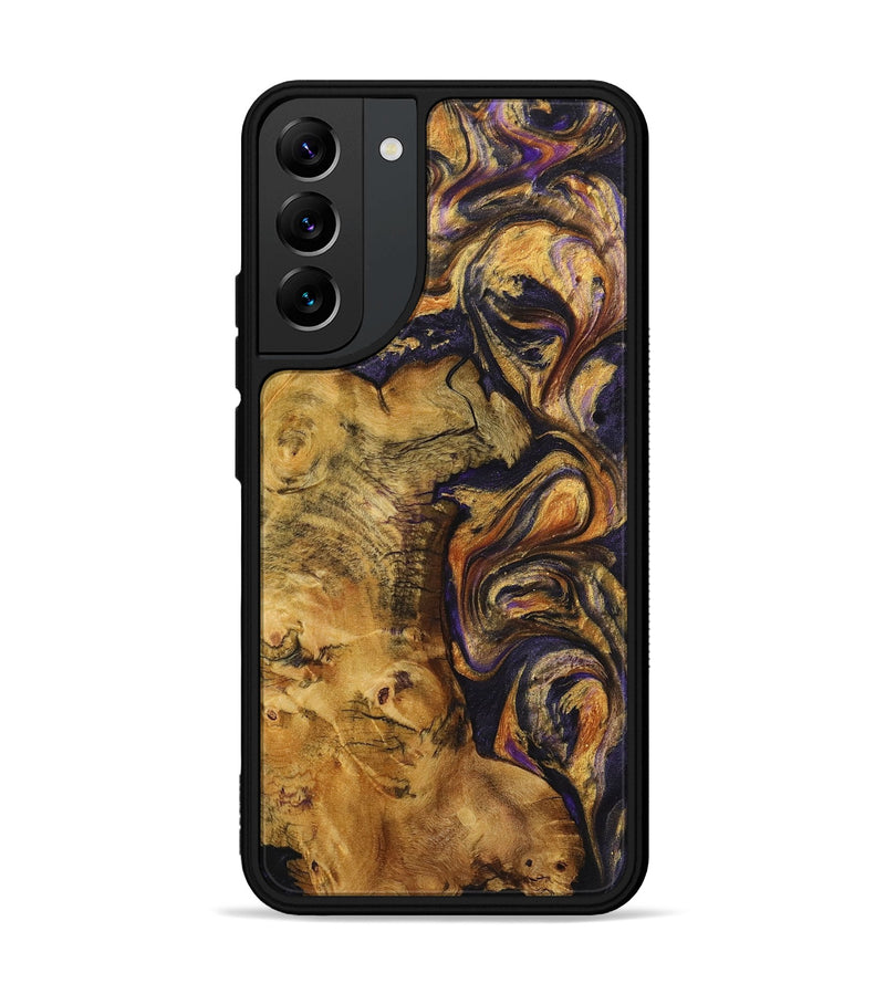 Galaxy S22 Plus Wood+Resin Phone Case - Penelope (Purple, 723187)