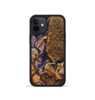 iPhone 12 mini Wood+Resin Phone Case - Beau (Purple, 723188)