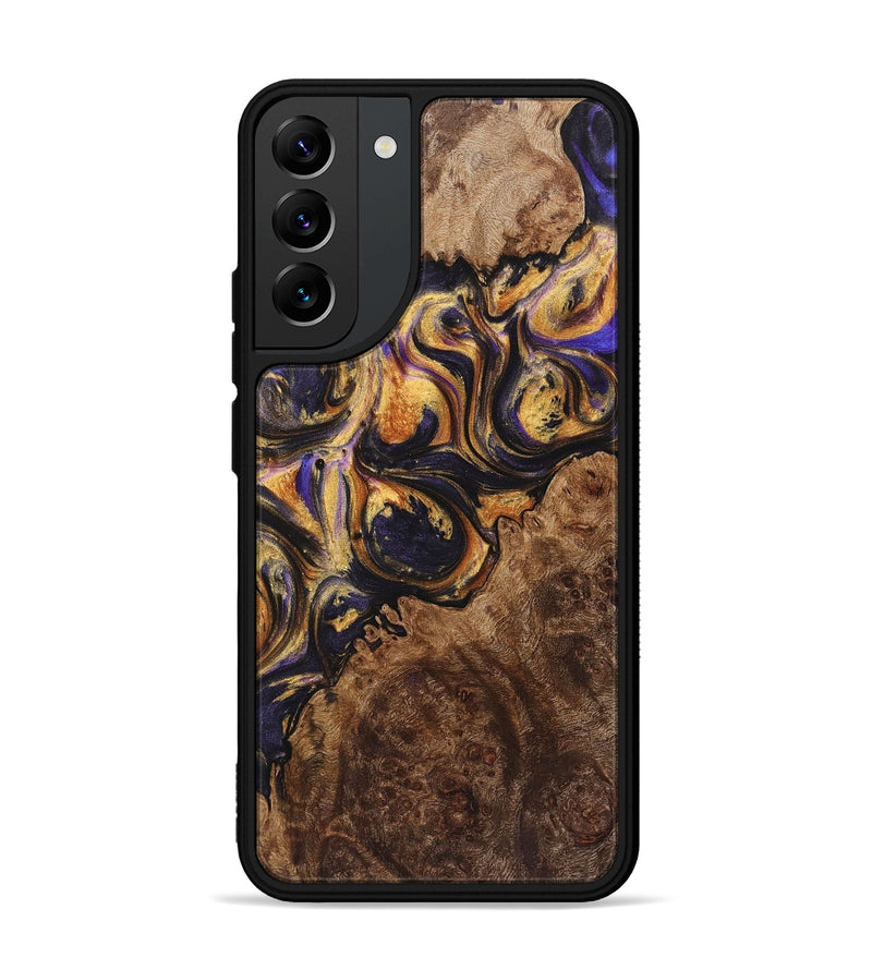 Galaxy S22 Plus Wood+Resin Phone Case - Wynter (Purple, 723189)