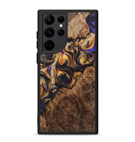 Galaxy S22 Ultra Wood+Resin Phone Case - Wynter (Purple, 723189)