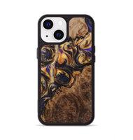 iPhone 13 Wood+Resin Phone Case - Wynter (Purple, 723189)